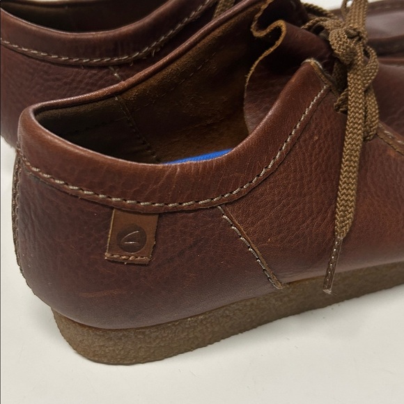 Clark’s Shacre II Run Lace Up Leather Shoes/Wallabee pattern main image 4